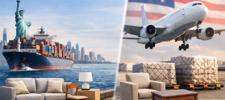 Furniture Shipping to USA from UAE