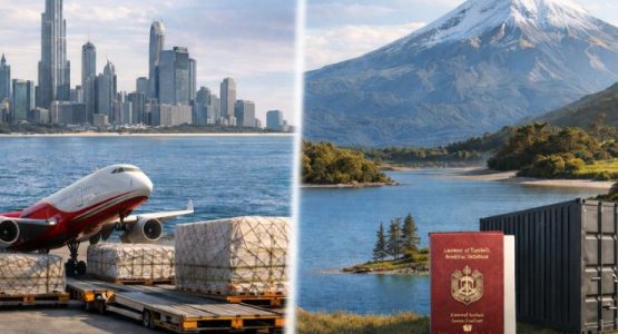 Cargo to New Zealand from Dubai