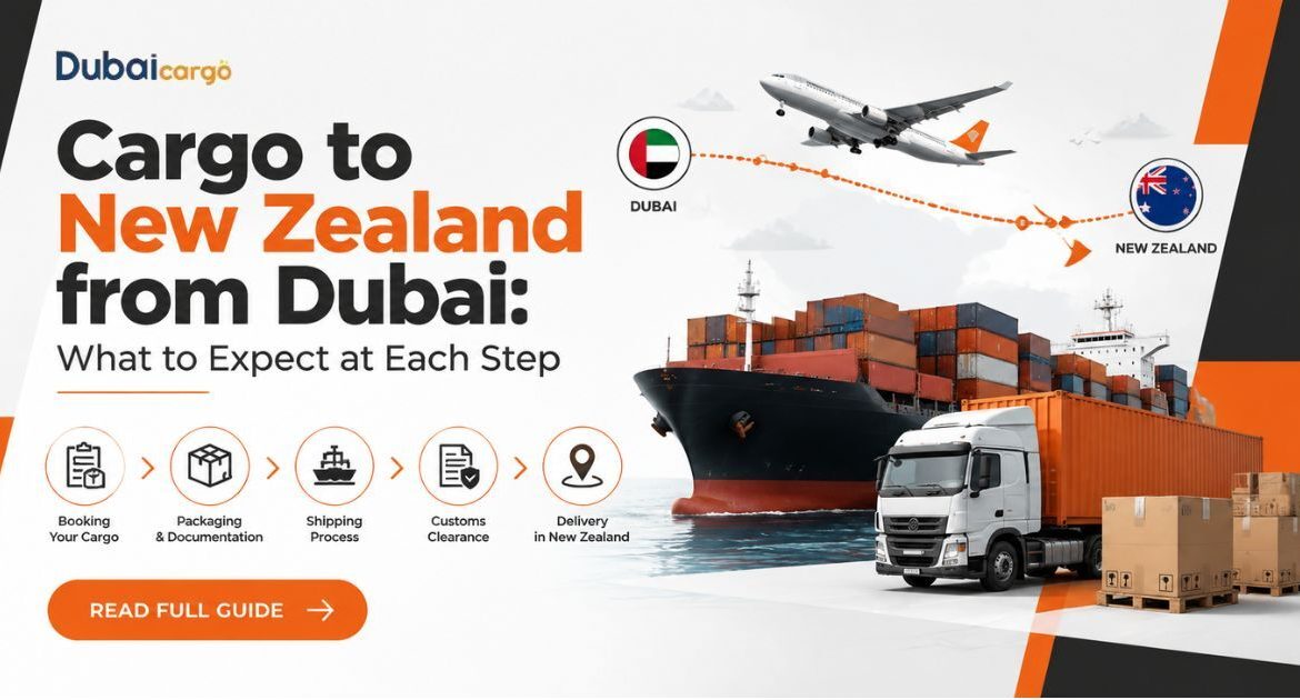 Cargo to New Zealand from Dubai