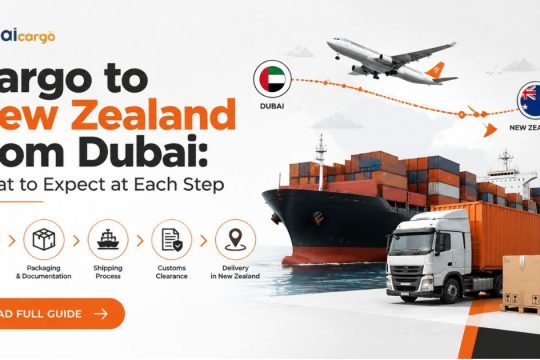 Cargo to New Zealand from Dubai