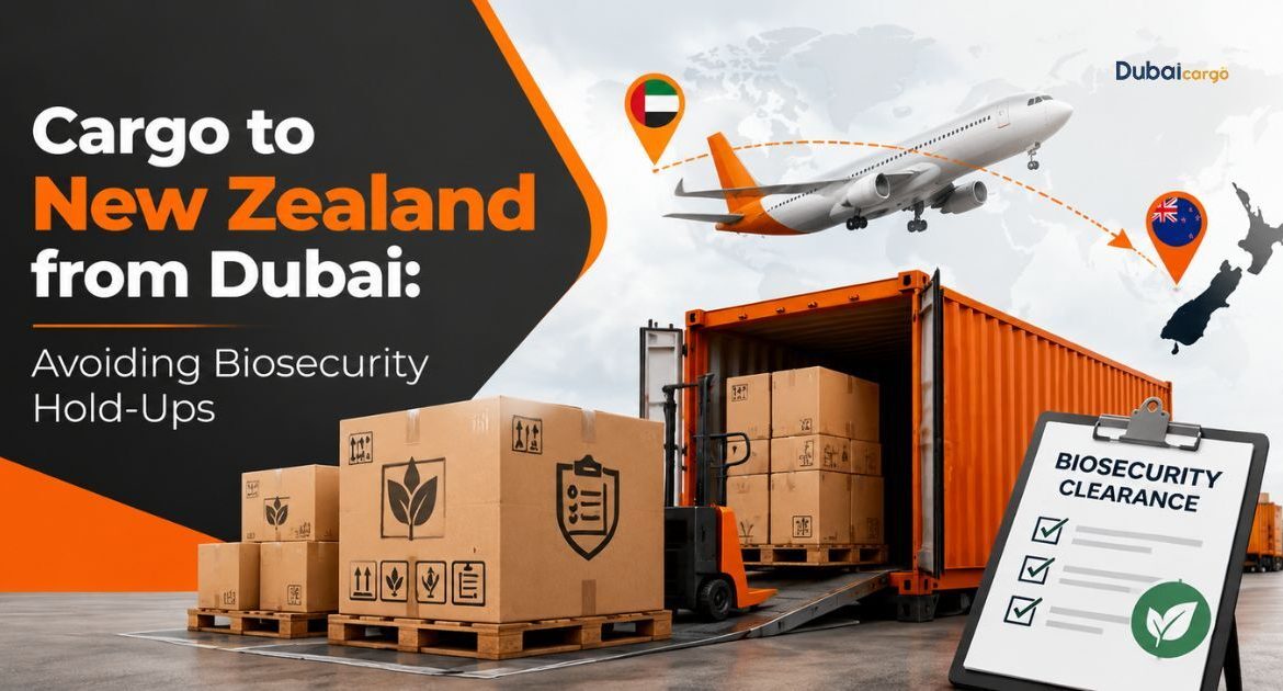 Cargo to New Zealand from Dubai